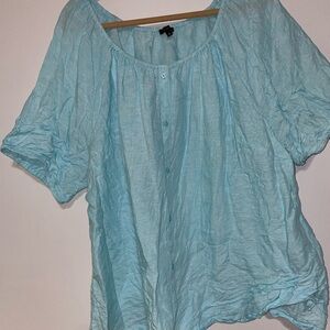 Talbots summer blouse 3x